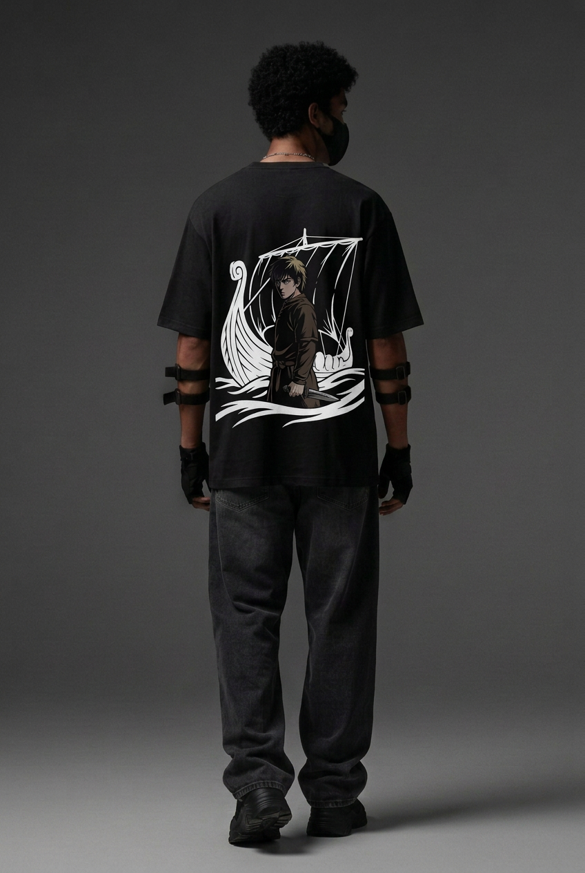Vinland Saga — Thorfinn Voyage Reflective Oversized T-Shirt
