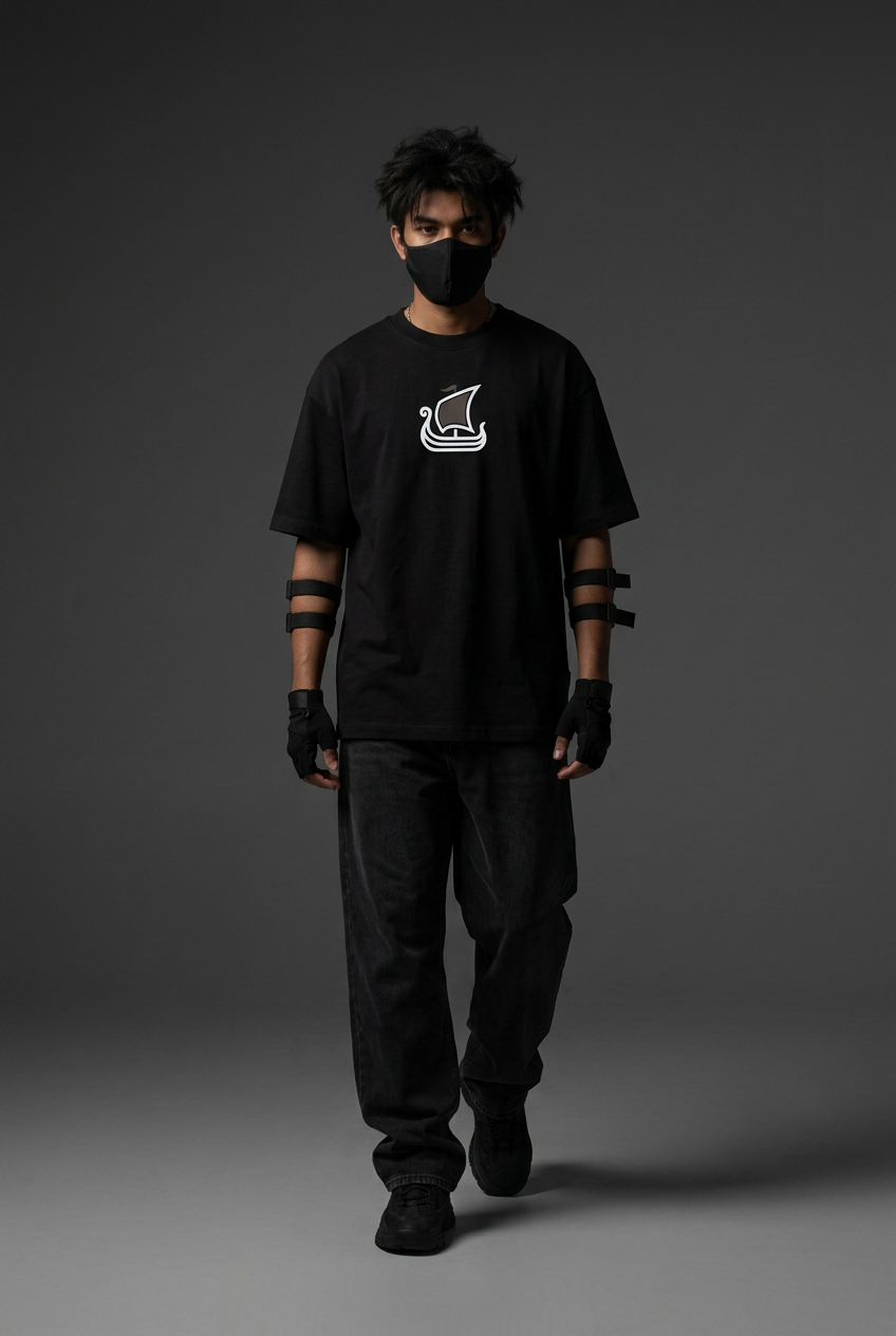 Vinland Saga — Thorfinn Voyage Reflective Oversized T-Shirt