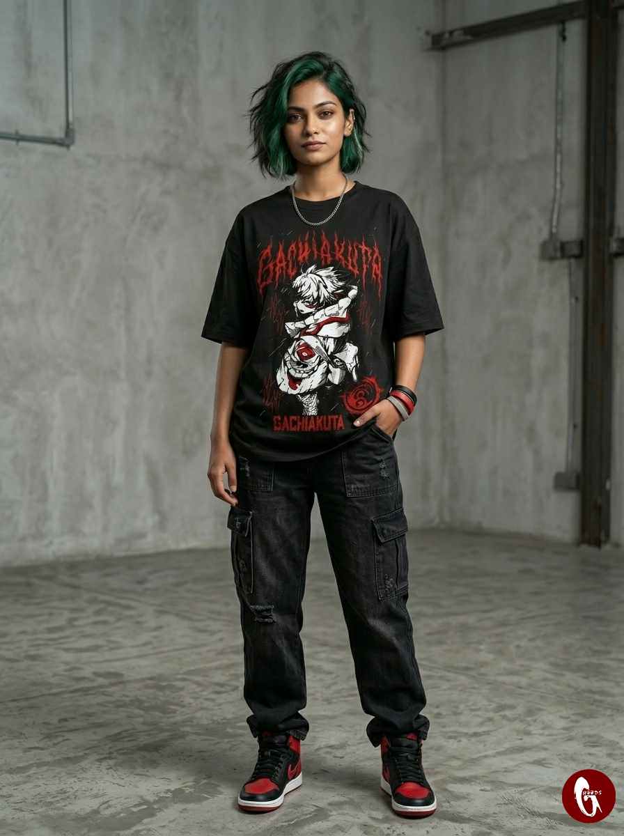 Gachiakuta rudo oversize t shirt