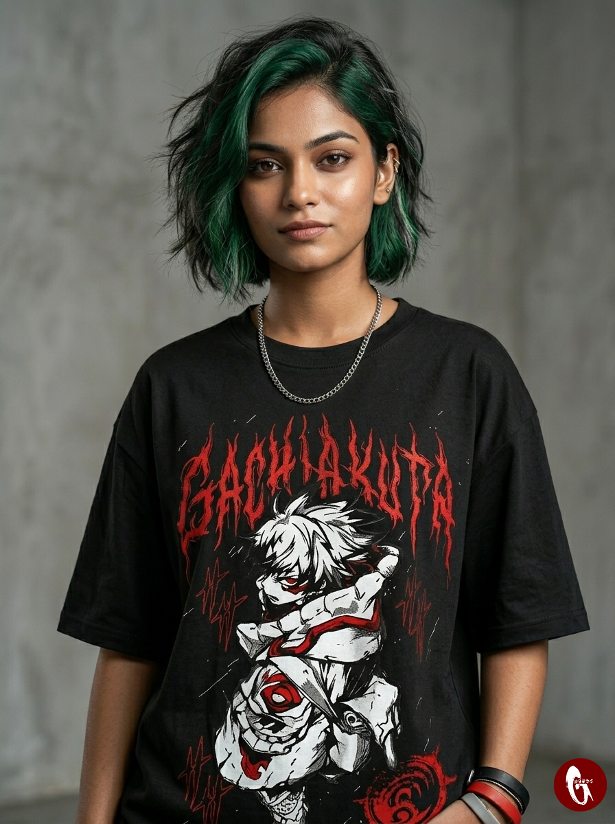 Gachiakuta rudo oversize t shirt