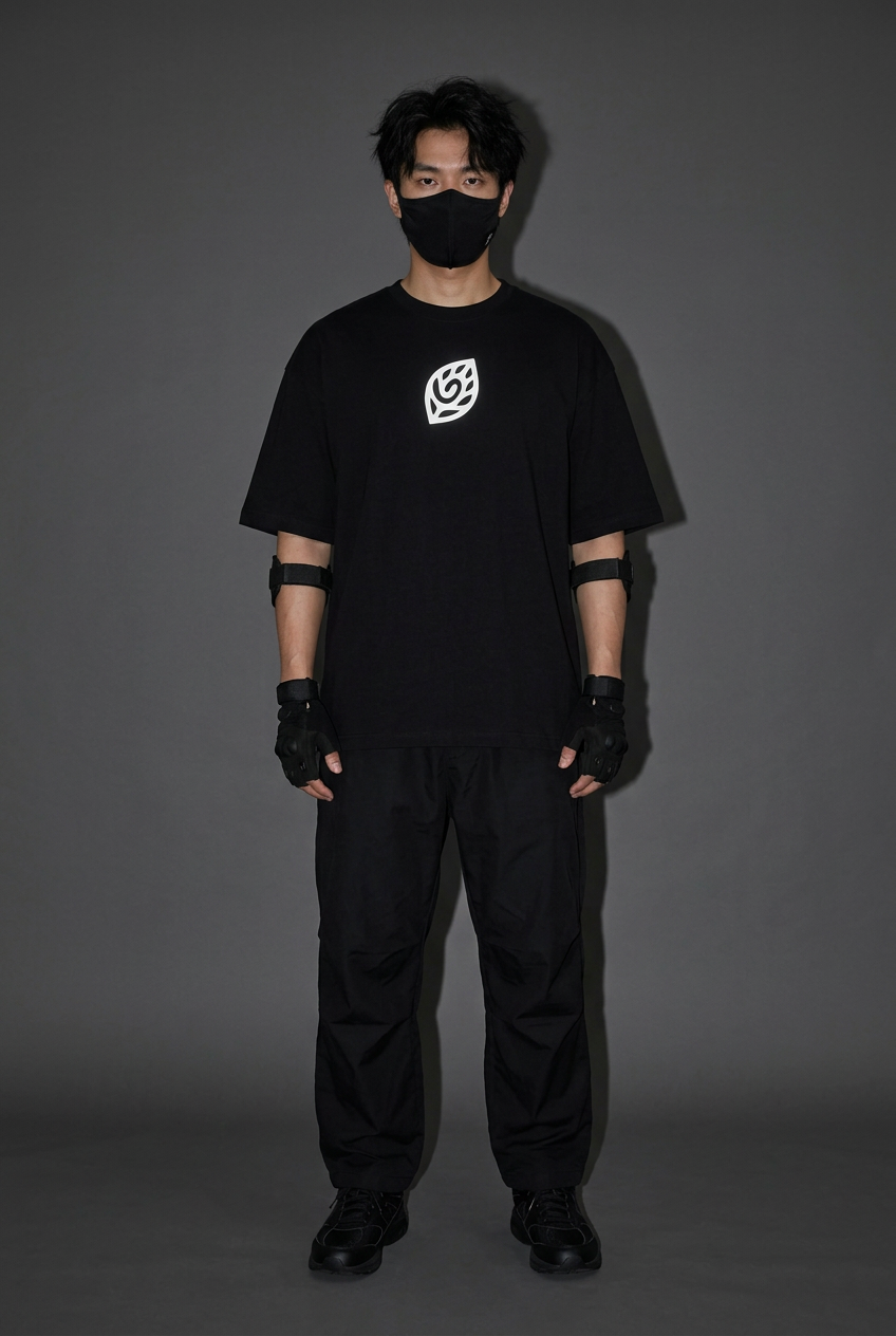 Naruto Shippuden — Sage Current Reflective Oversized T-Shirt