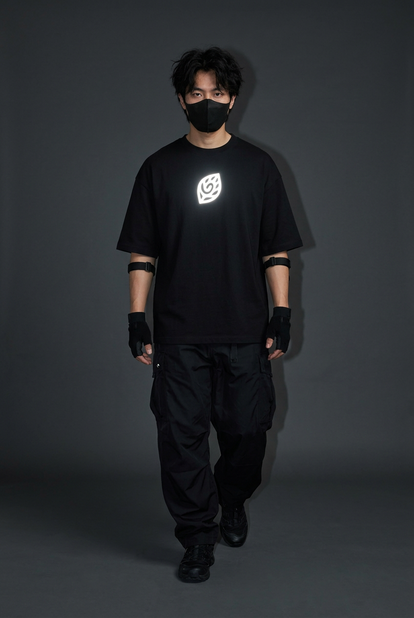 Naruto Shippuden — Sage Current Reflective Oversized T-Shirt