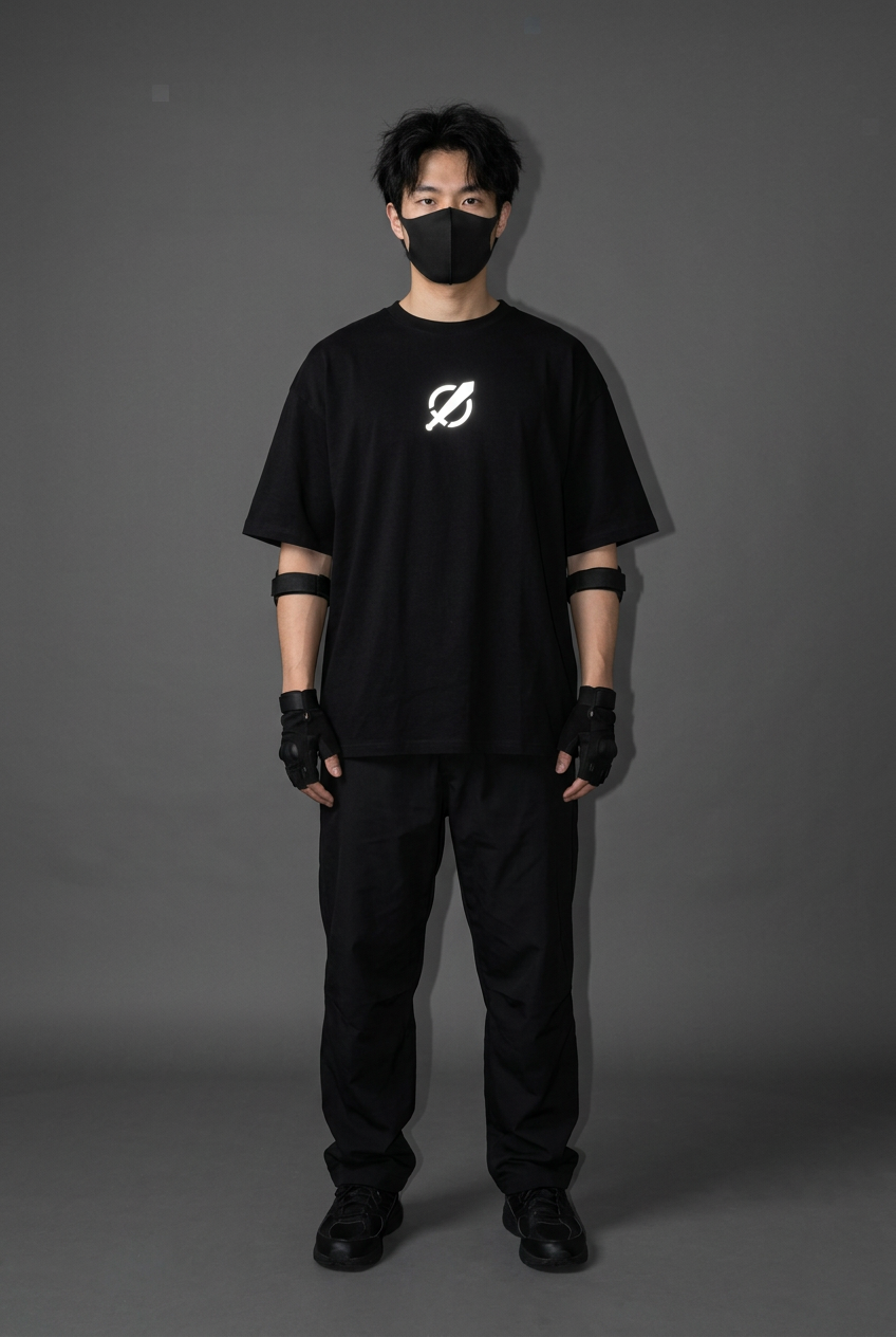 Bleach: Thousand-Year Blood War — Zangetsu Arc Reflective Oversized T-Shirt