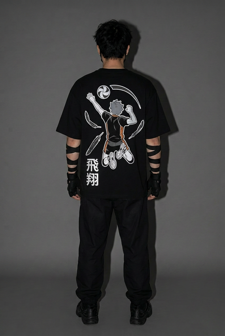 Haikyuu!! — Flight Instinct Reflective Oversized T-Shirt