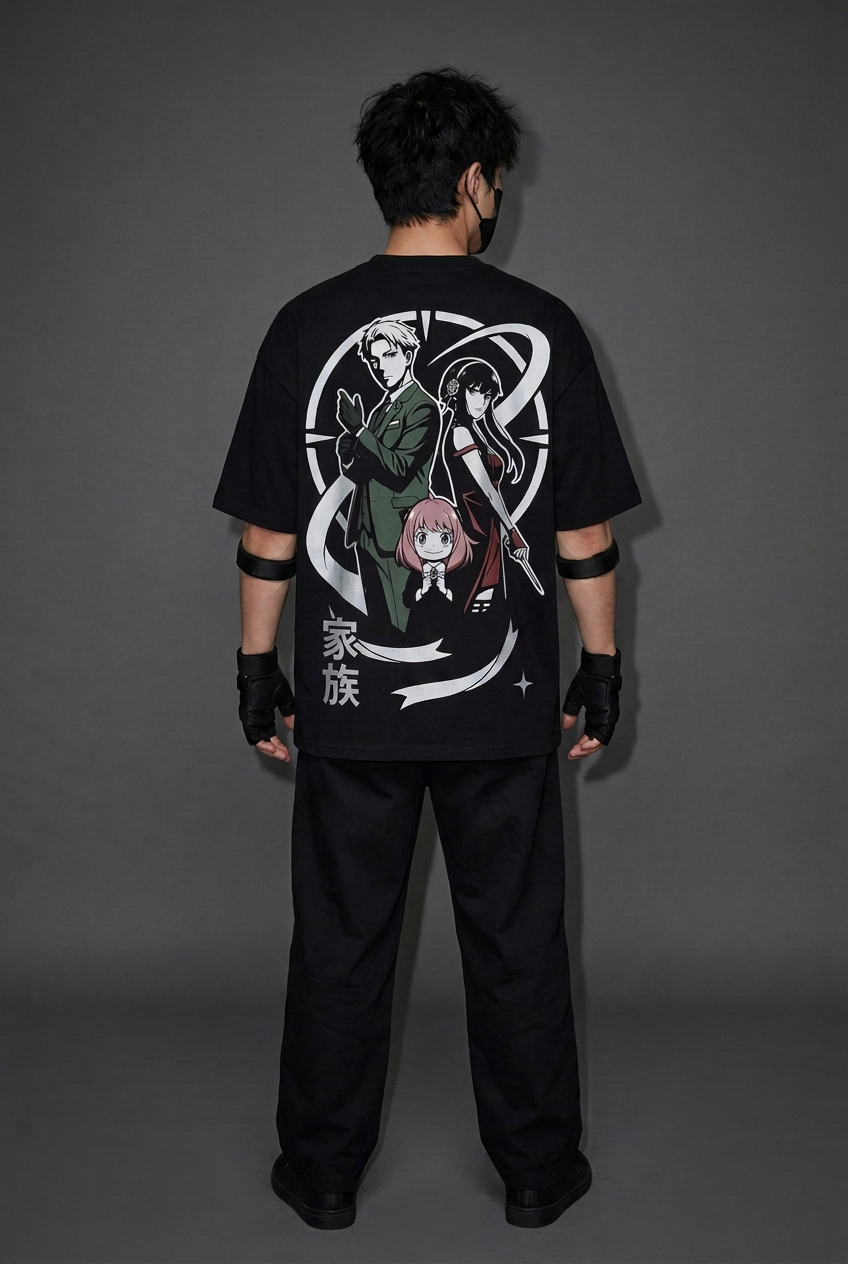 Spy x Family — Hidden Bonds Reflective Oversized T-Shirt