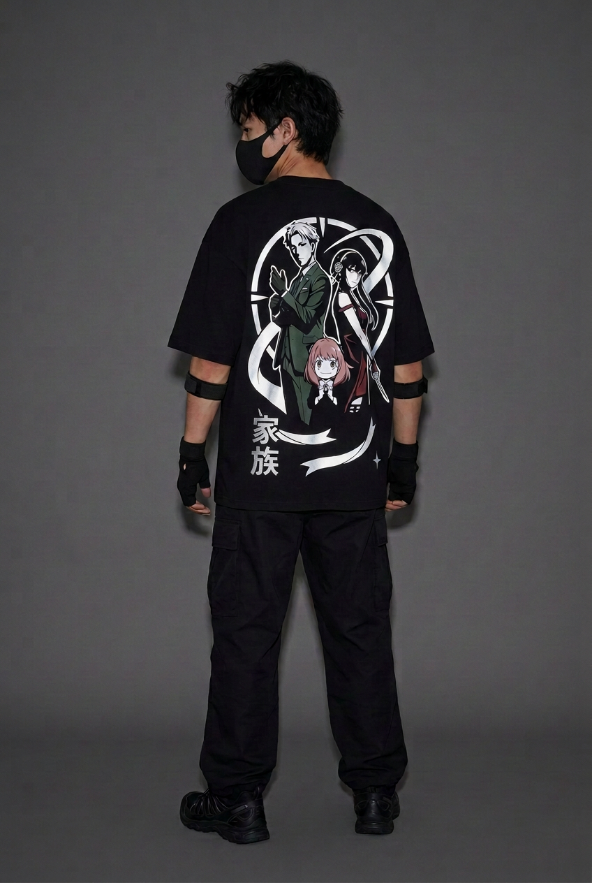 Spy x Family — Hidden Bonds Reflective Oversized T-Shirt