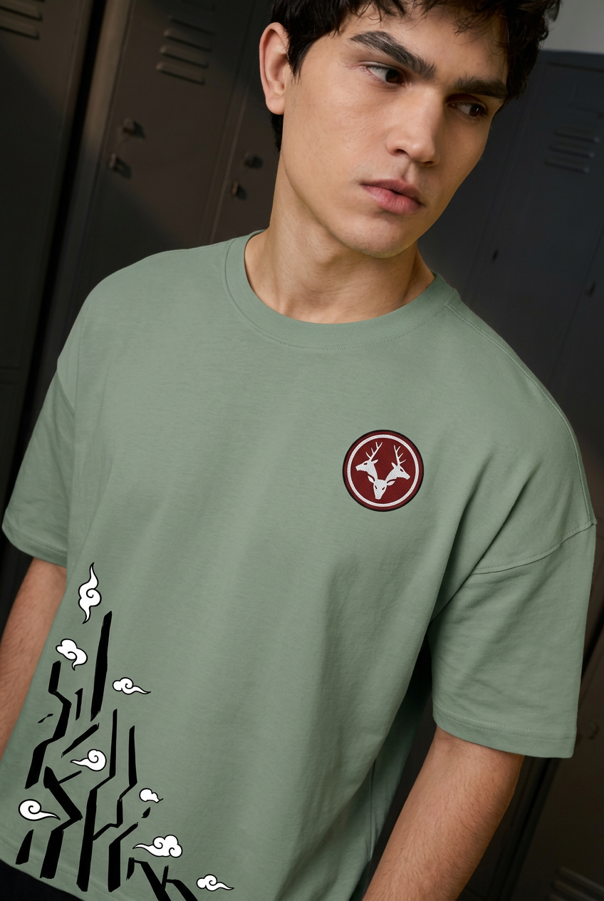 Naruto Shikamaru strategy - green Regular T-Shirt - front portrait