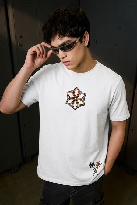 Orihime white regular-fit T-shirt - front view