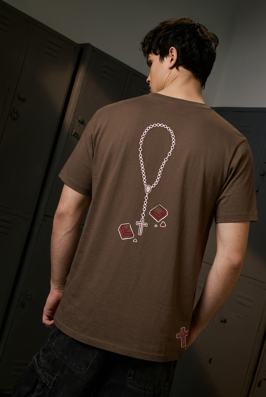 Mello Ambition coffee tee - back or design overview