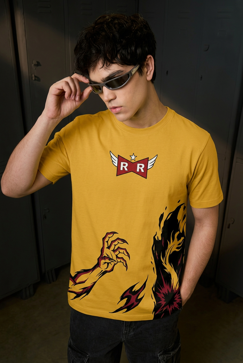 Dragon Ball Z Dragon wish - mustard Regular T-Shirt - front view