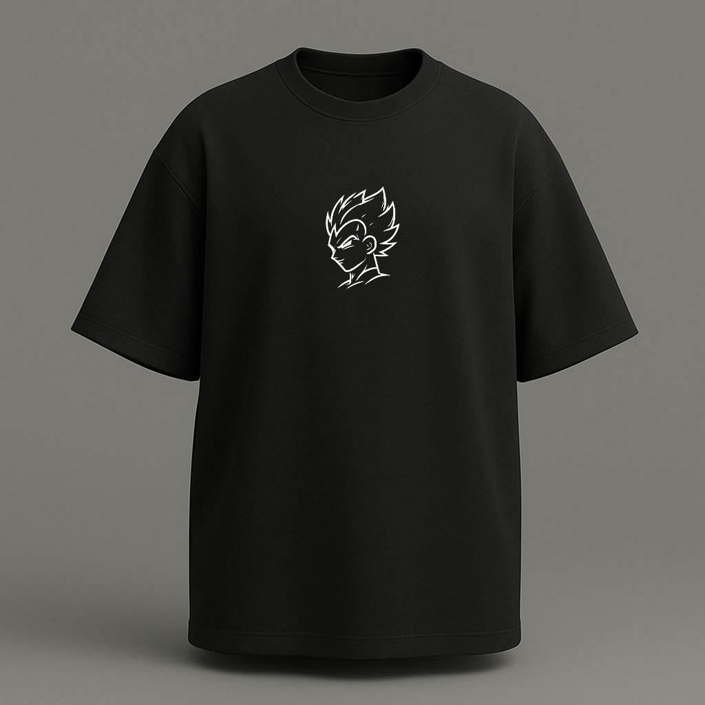 Goku Reflective oversize drop shoulder t shirt