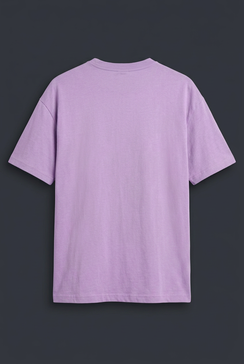 Plain lavender tee back