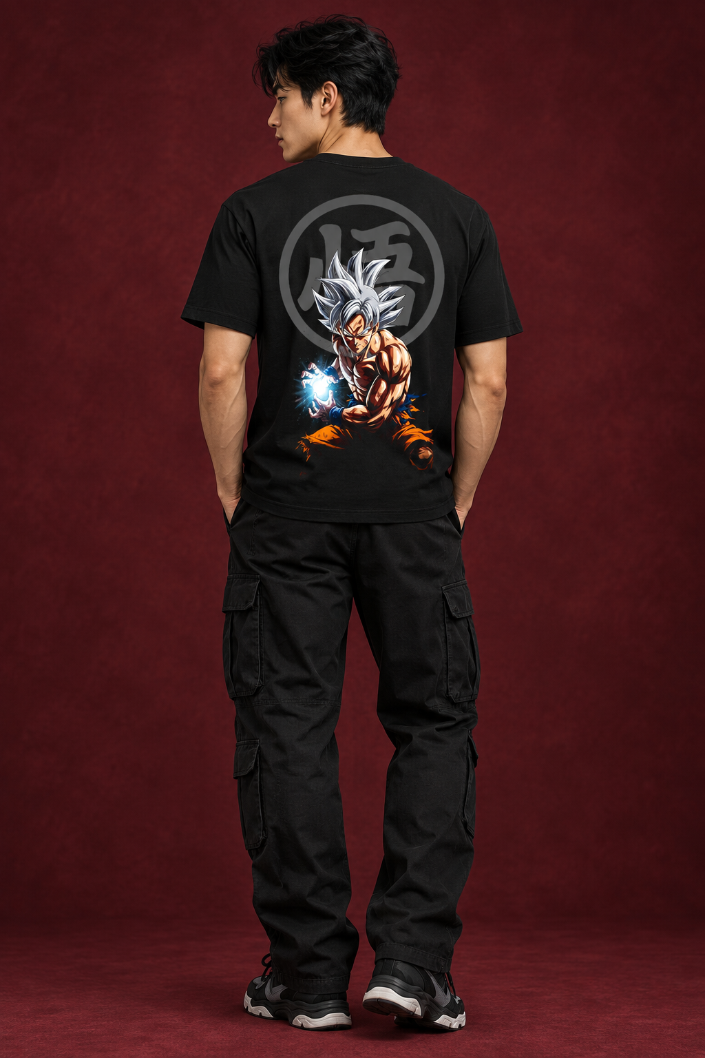 Goku regular-fit three-quarter back