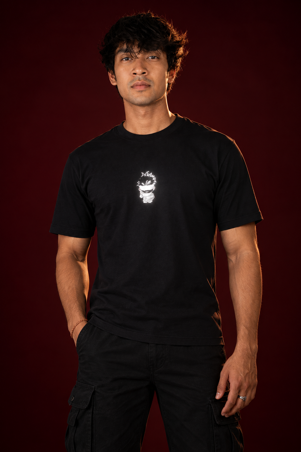 Gojo regular-fit front hero with reflective chest icon