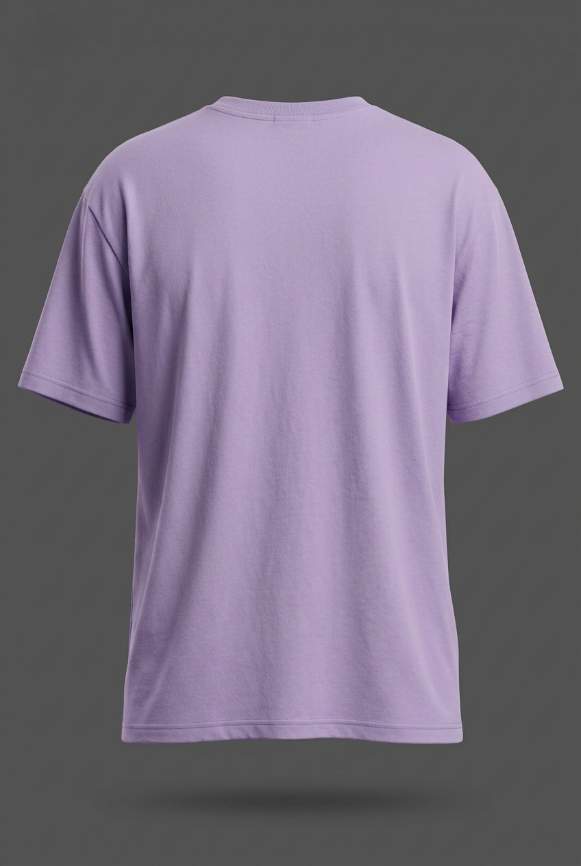Plain lavender tee back