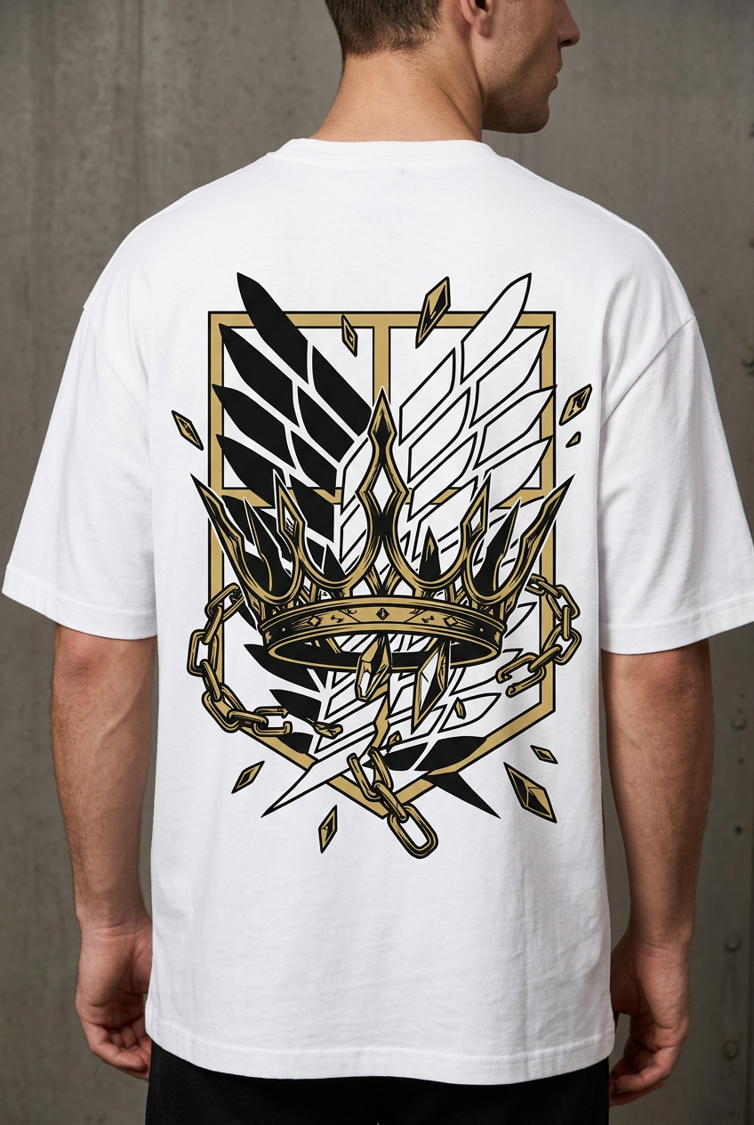 Historia crown and wing back artwork
