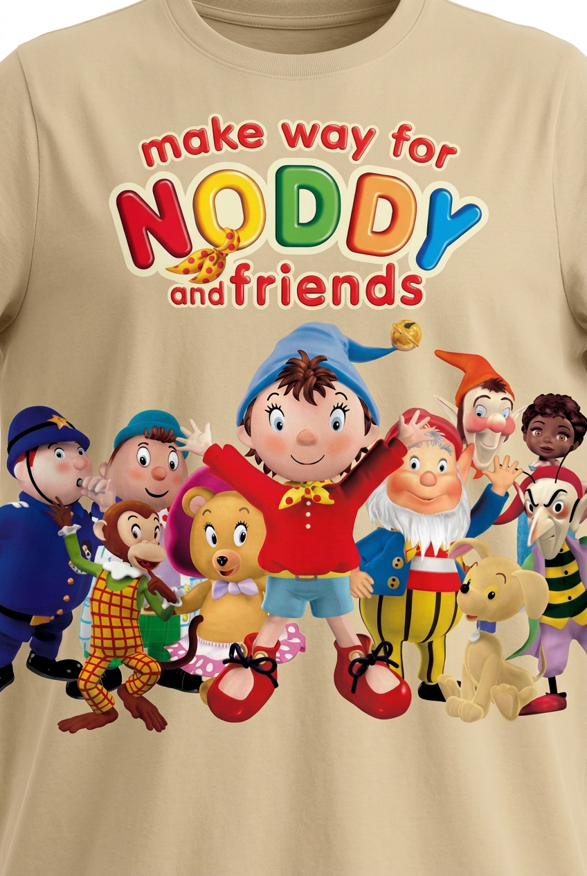 Noddy and friends front graphic detail