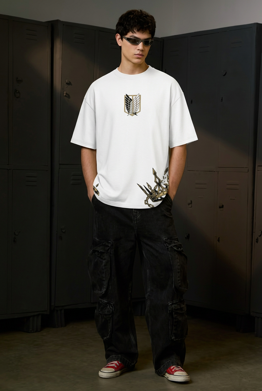 Historia oversized tee full-body front