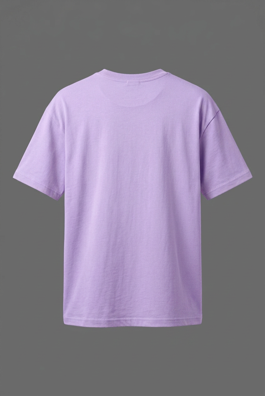 Plain lavender tee back