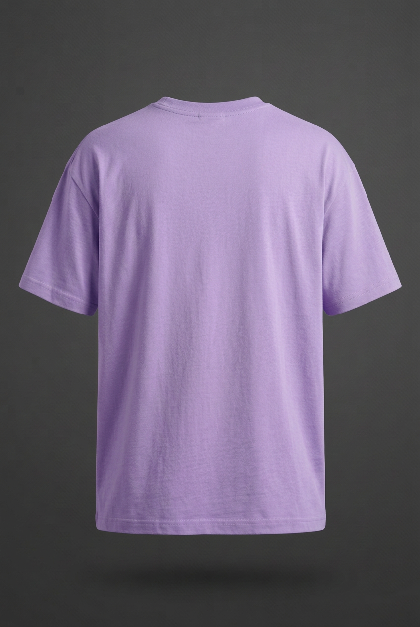 Plain lavender tee back