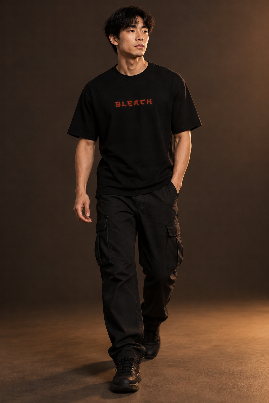 Bleach regular-fit walking front