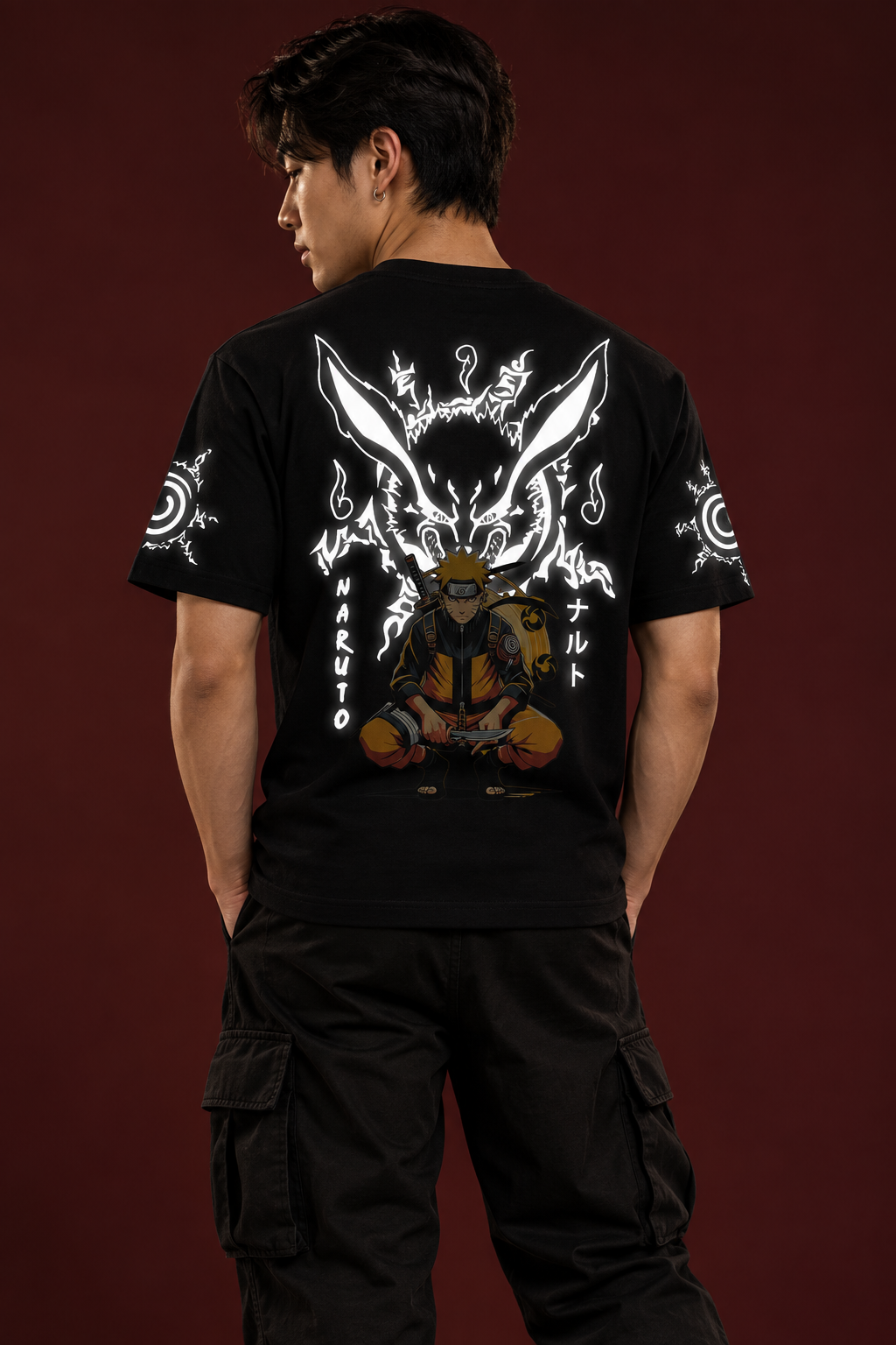 Nine Tails regular-fit three-quarter back