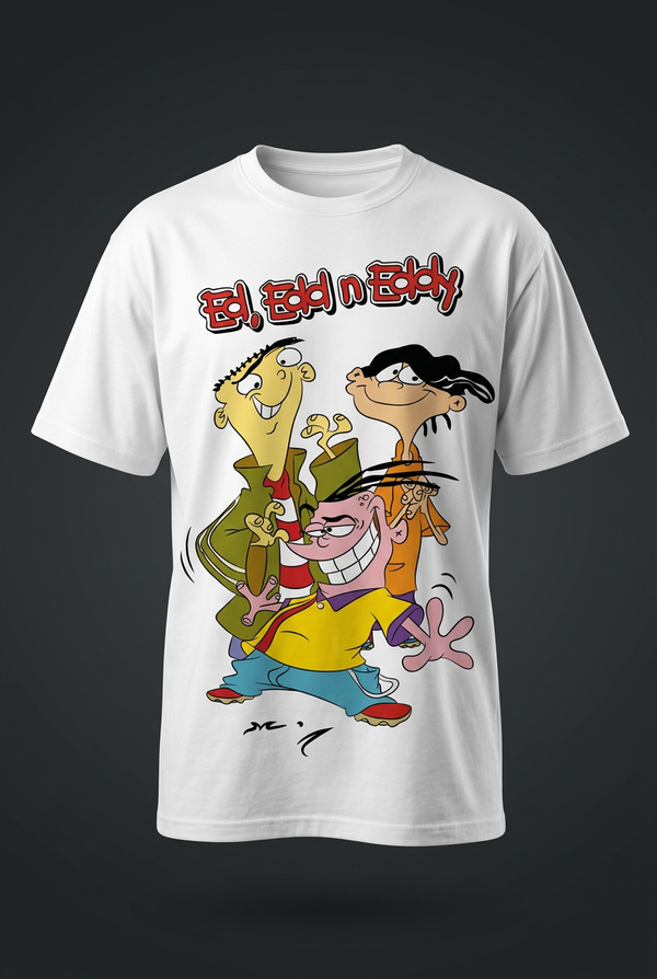 Ed, Edd n Eddy White Graphic Tee