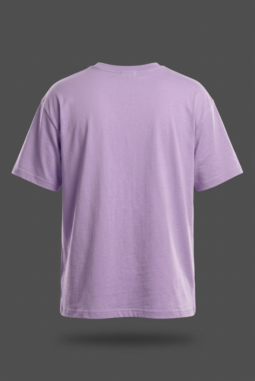 Plain lavender tee back