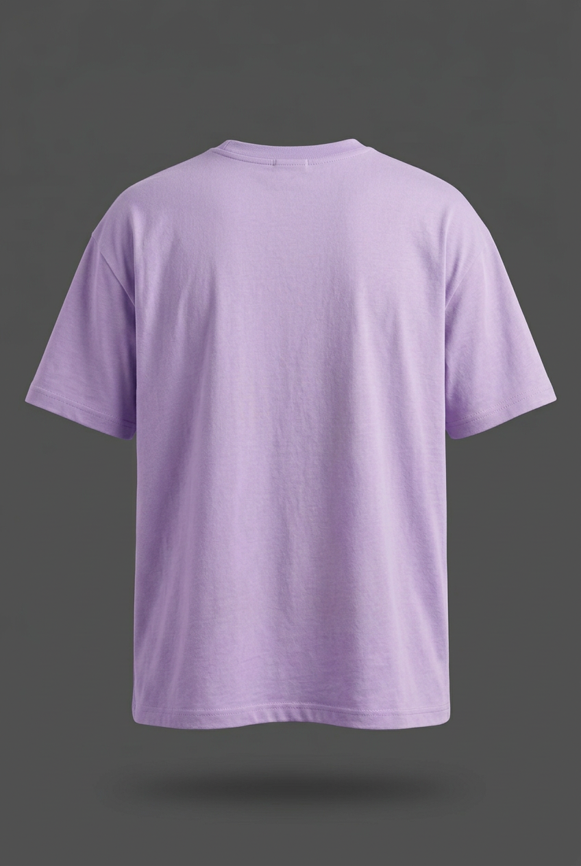 Plain lavender tee back