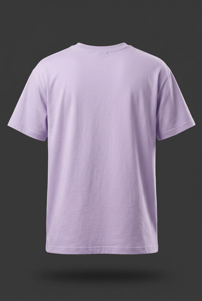 Plain lavender tee back