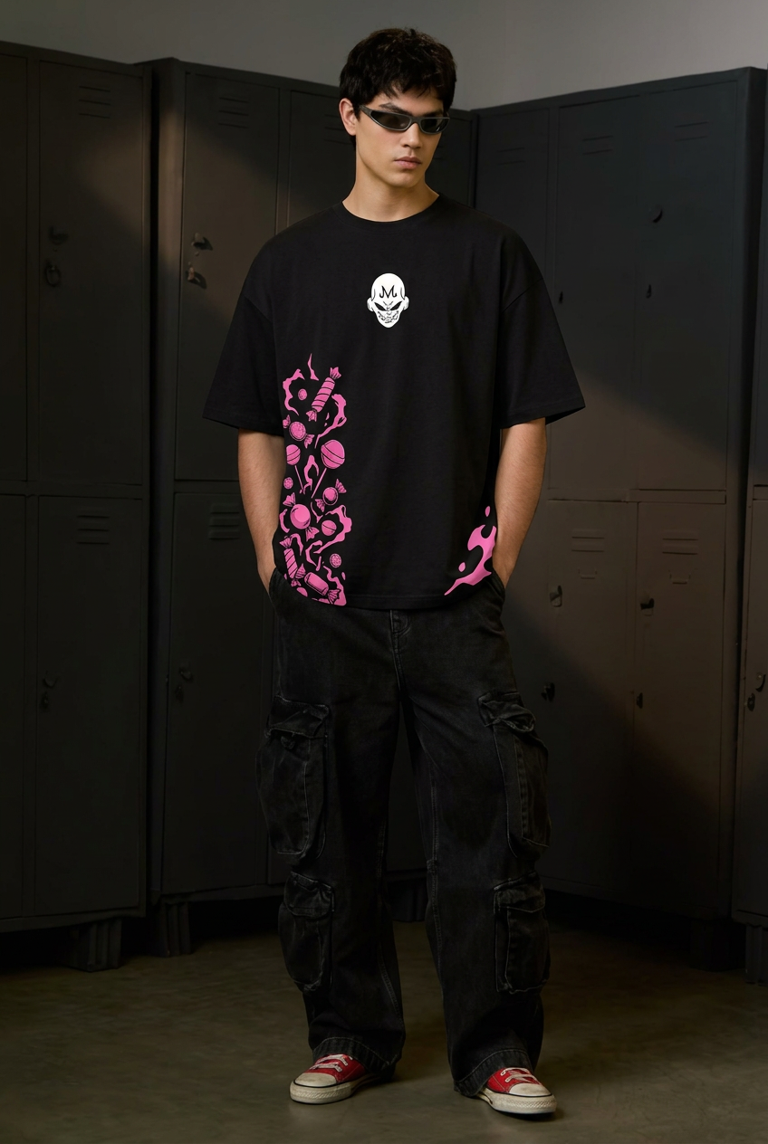 Buu oversized tee full-body front