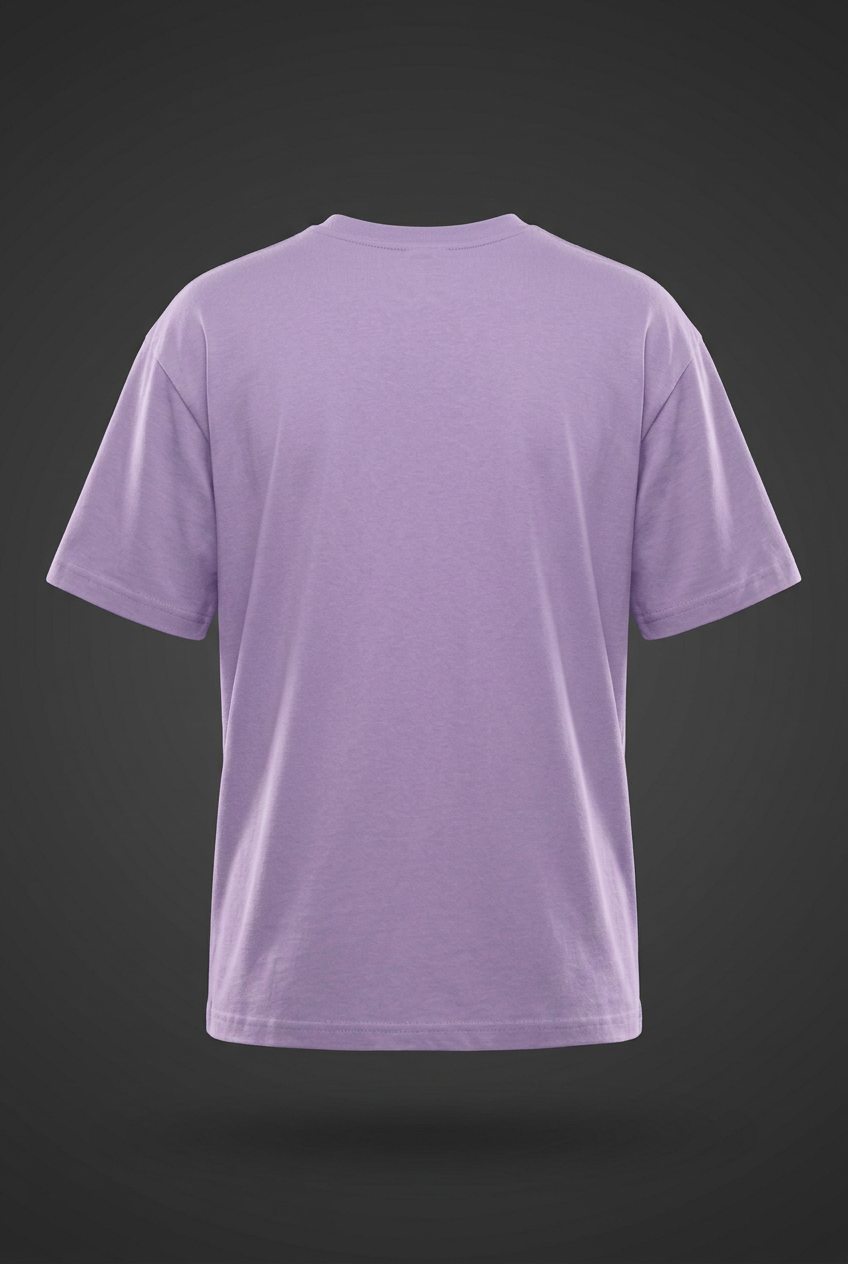 Plain lavender tee back