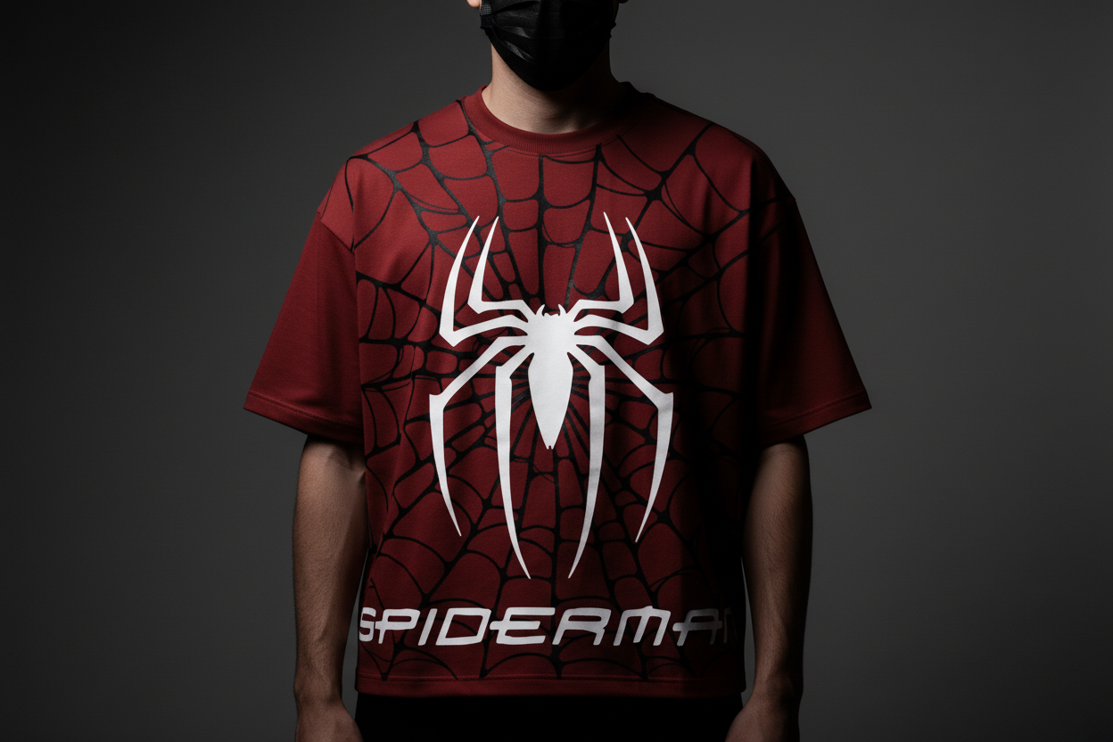 Spidey Web - Front Chest Close-up