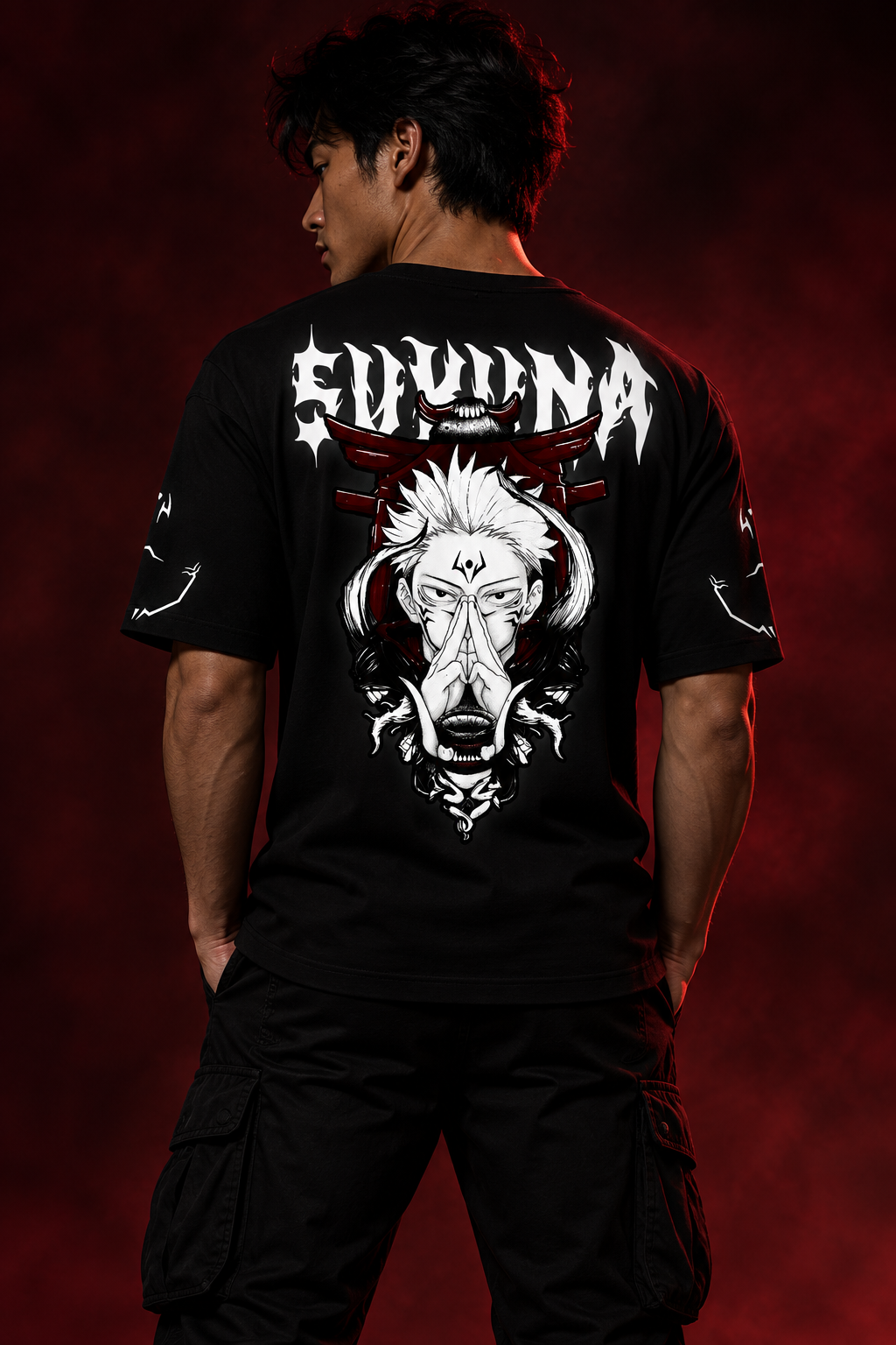 Sukuna regular-fit three-quarter back