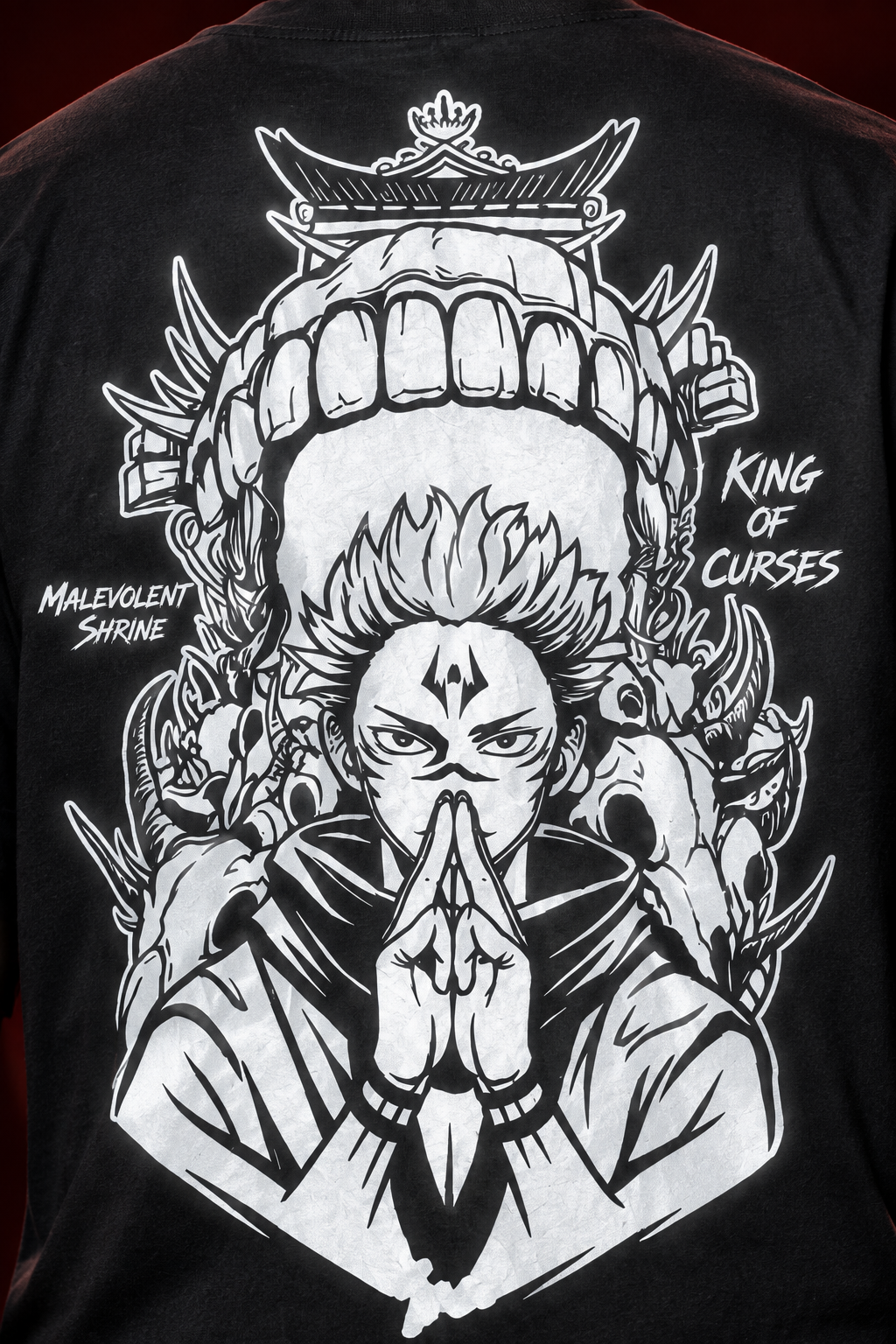 Sukuna OG reflective print detail