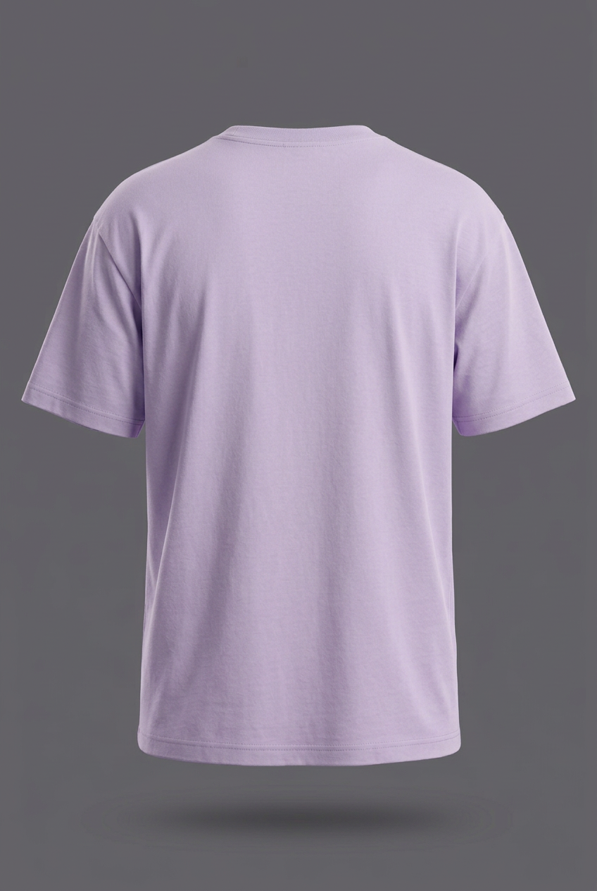 Plain lavender tee back