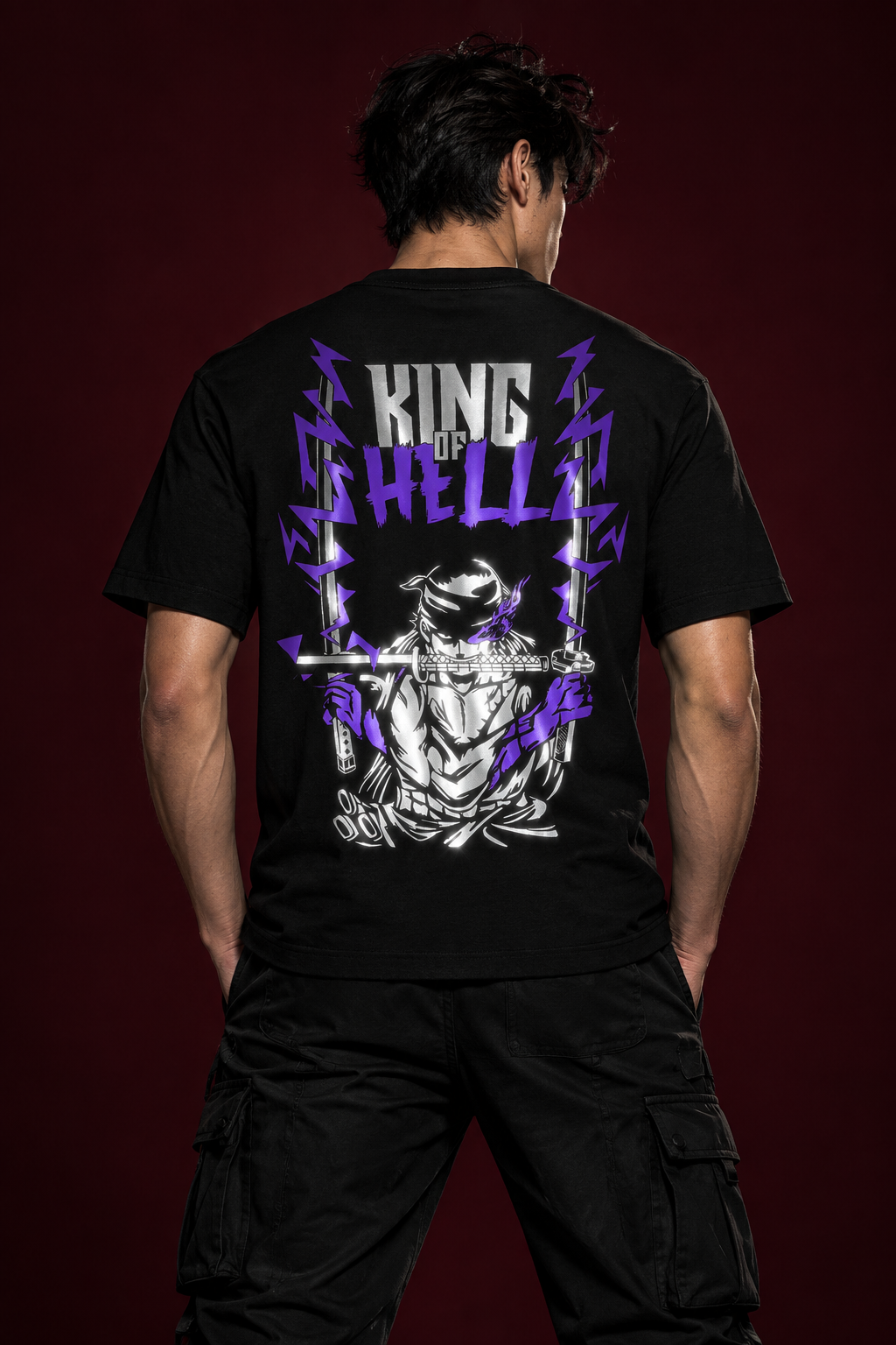 Main Zoro King of Hell regular-fit reflective back hero