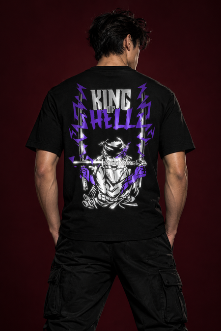 Zoro King of Hell Reflective Regular-Fit T-Shirt