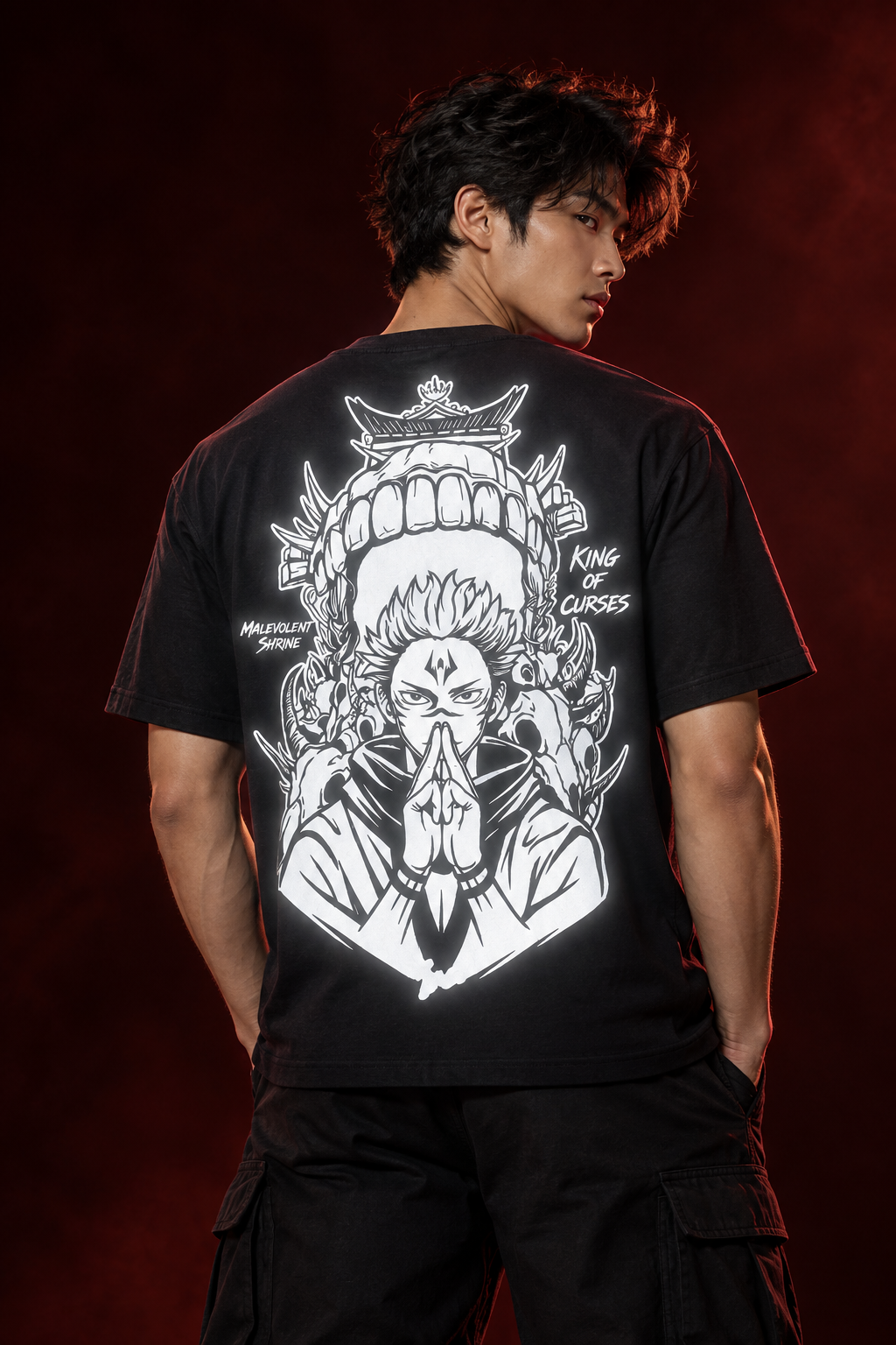 Main Sukuna OG regular-fit reflective back hero