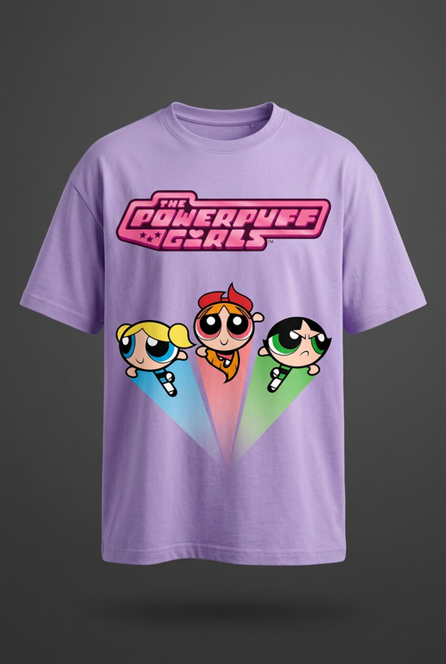 Powerpuff Girls Lavender Graphic Tee