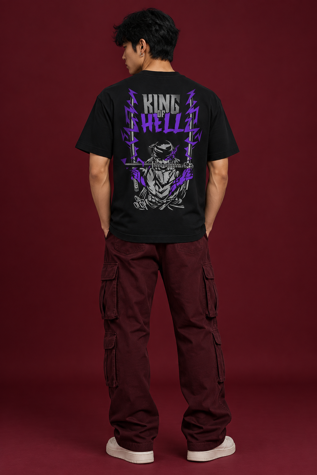 Zoro King of Hell three-quarter back