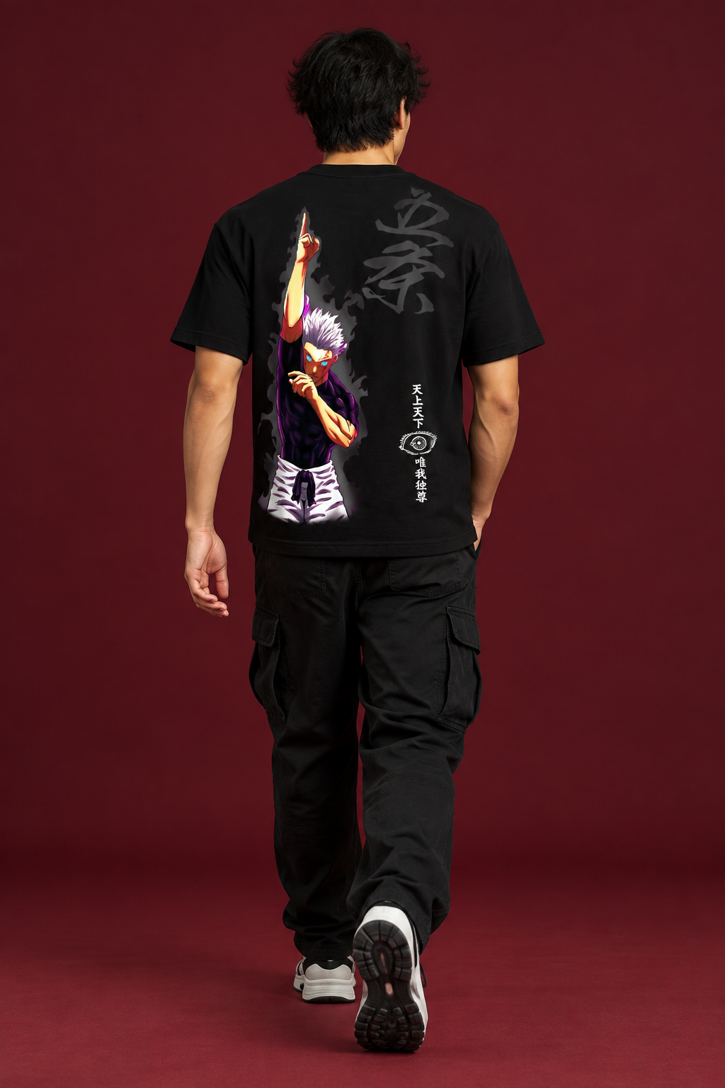Gojo Honored One walking rear