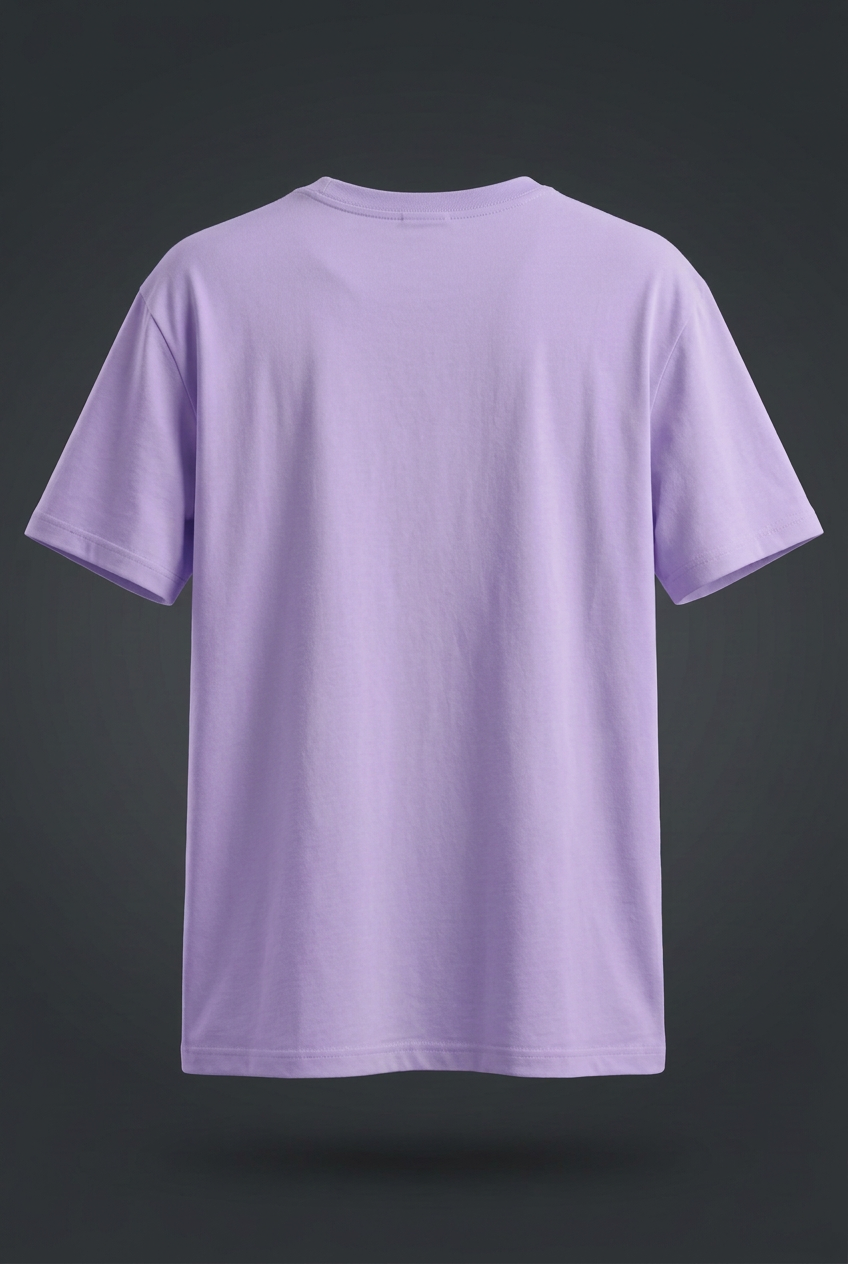 Plain lavender tee back