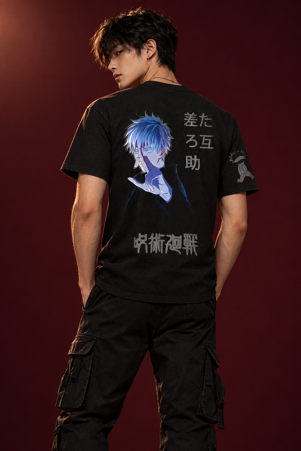Gojo regular-fit three-quarter back view