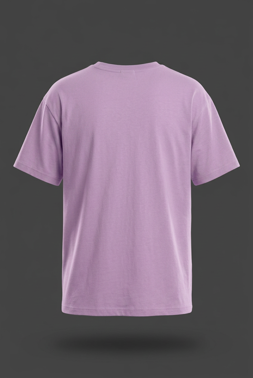Plain lavender tee back