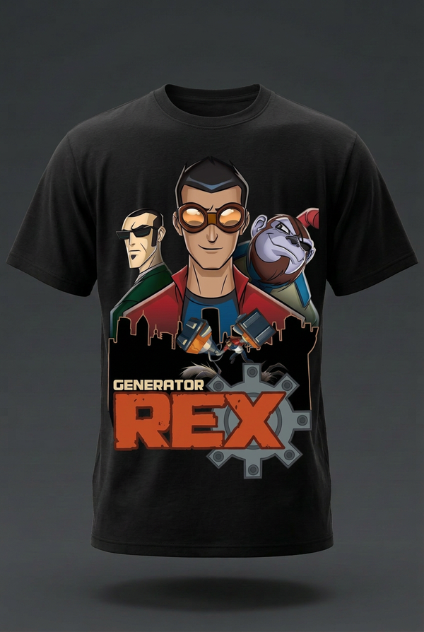 Generator Rex Black Graphic Tee