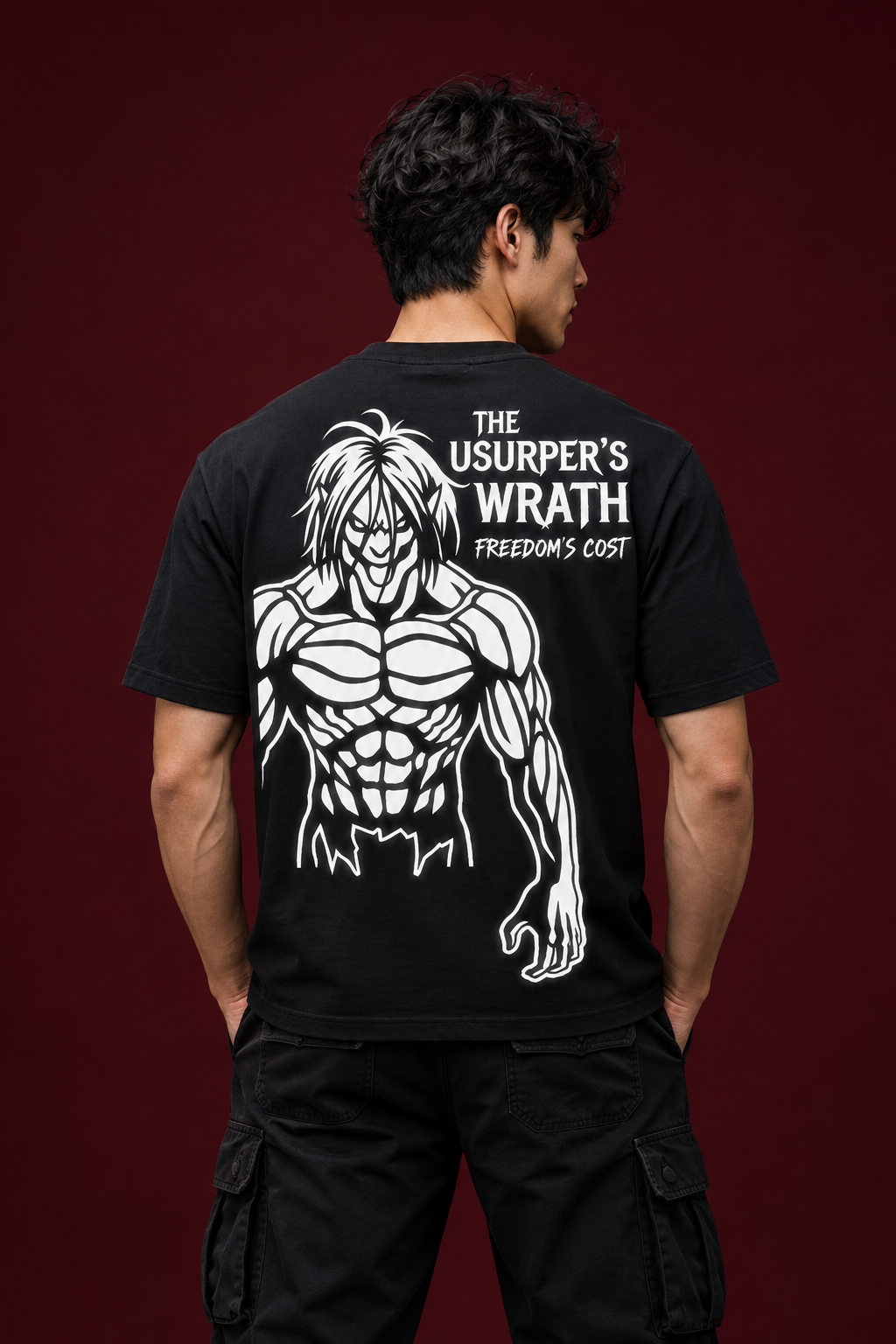 Attack Titan OG regular-fit three-quarter back