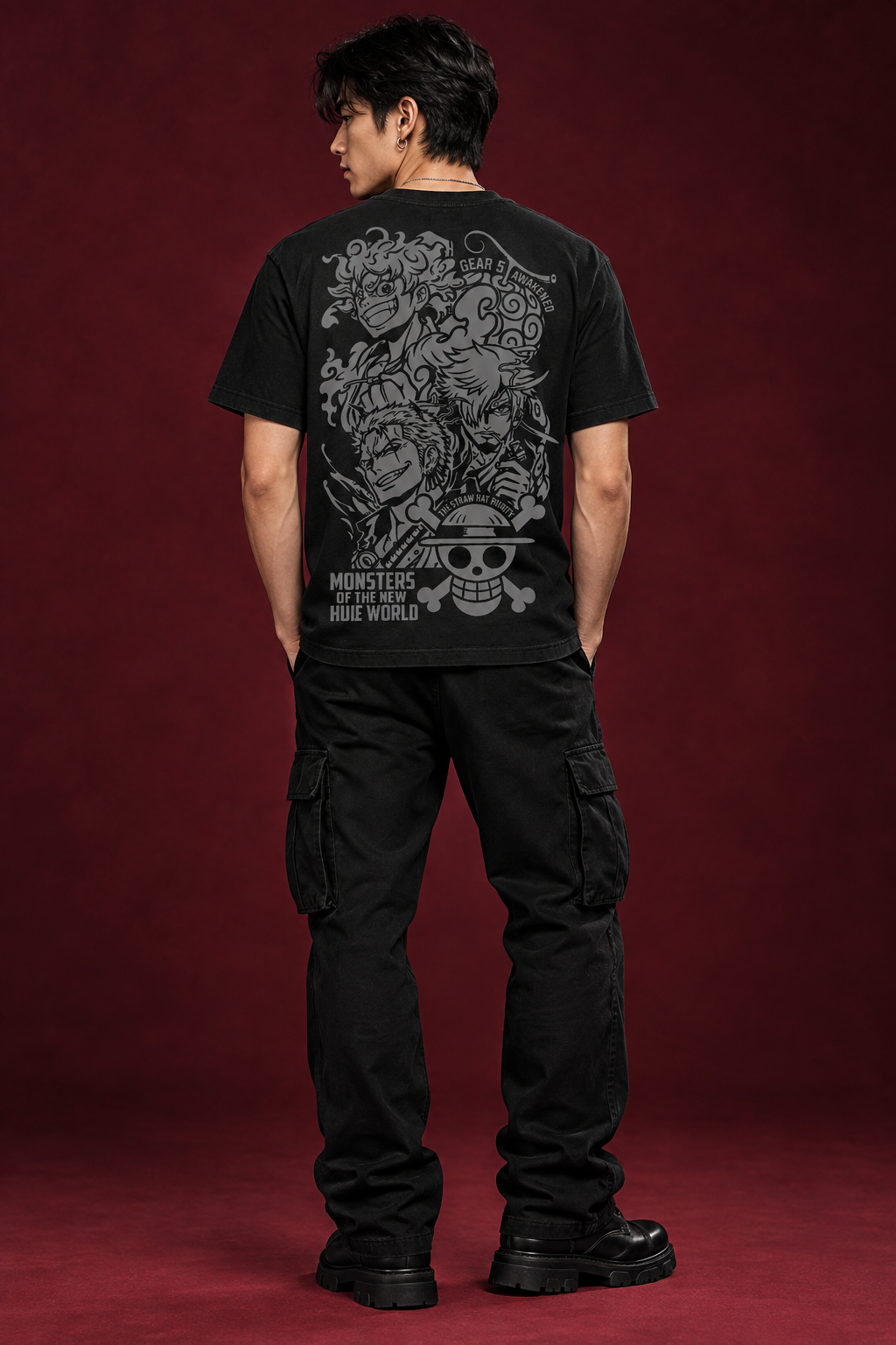 One Piece OG regular-fit three-quarter back