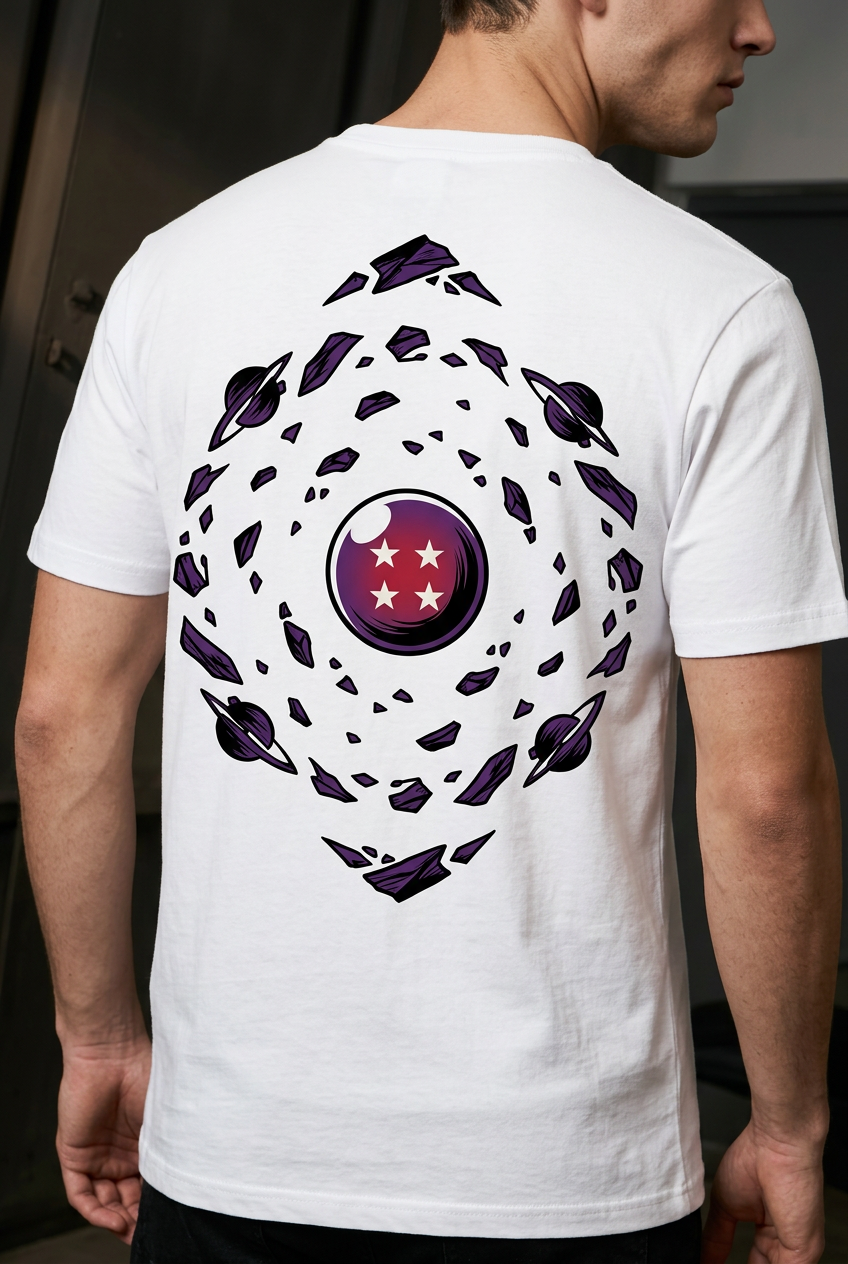 Frieza cosmic back artwork detail
