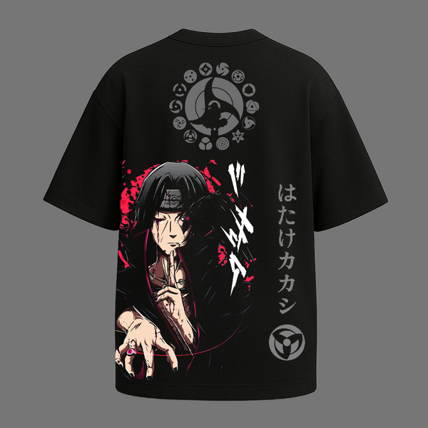 Itachi Reflective oversize drop shoulder t shirt
